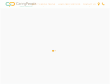 Tablet Screenshot of caringpeopleinc.com